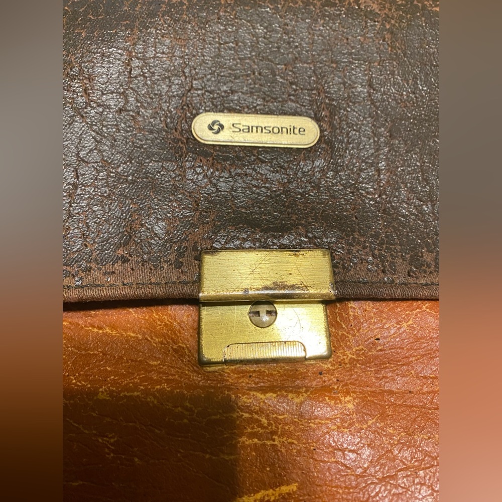 Samsonite Leather attaché case - Picture 7 of 8